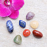 Chakra set of stones with a keychain