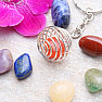 Chakra set of stones with a keychain