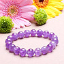 Amethyst lavender beaded bracelet