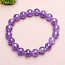 Amethyst lavender beaded bracelet