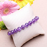 Amethyst lavender beaded bracelet