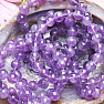 Amethyst lavender beaded bracelet