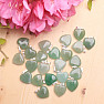 Aventurine green pendant in the shape of a heart 2 cm