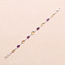 Lemon topaz bracelet silver Ag 925 74936