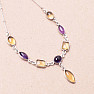 Amethyst necklace silver Ag 925 74949