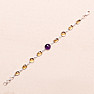 Lemon topaz bracelet silver Ag 925 76986