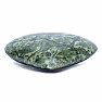 Serpentine green massage felt heart 4.5 cm