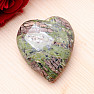 Serpentine green massage felt heart 5 cm