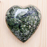 Serpentine green massage felt heart 6 cm