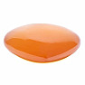 Calcite honey heart massager 5 cm