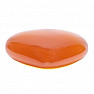 Calcite honey heart massager 6 cm