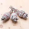 Sage white shamanic smoking bundle 10.5 cm - 11 cm