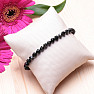 Tourmaline black skoryl bracelet extra AA quality ground beads 5 mm