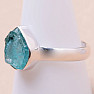 Apatite blue neon ring silver Ag 925 R816