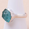 Apatite blue neon ring silver Ag 925 R817