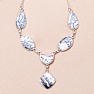 Opal dendritic necklace silver Ag 925 81959