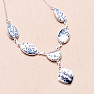 Opal dendritic necklace silver Ag 925 81959