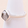 Herkimer diamond ring silver Ag 925 LOT82