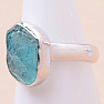 Apatite blue neon ring silver Ag 925 R821