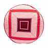 Pink-red meditation cushion