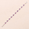 Amethyst bracelet silver Ag 925 82183