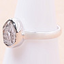 Herkimer diamond ring silver Ag 925 LOT83