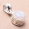 Moonstone rainbow pendant silver Ag 925 83032