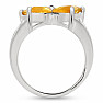 Citrine ring silver Ag 925 R5066C