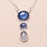 Kyanite necklace silver Ag 925 84929