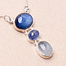 Kyanite necklace silver Ag 925 84929