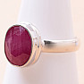 Indian ruby - modified ring silver Ag 925 84946