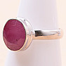 Indian ruby - modified ring silver Ag 925 84949