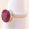 Indian ruby - modified ring silver Ag 925 84960