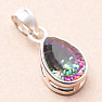 Topaz mystic pendant silver Ag 925 85047