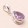 Amethyst pendant silver Ag 925 85057