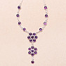 Amethyst necklace silver Ag 925 85251