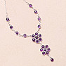 Amethyst necklace silver Ag 925 85251