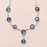 Labradorite necklace silver Ag 925 85270