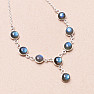 Labradorite necklace silver Ag 925 85270