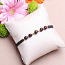 Garnet bracelet with Shamballa clasp