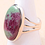 Ruby in zoisite ring silver Ag 925 R866