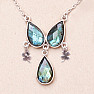 Labradorite necklace silver Ag 925 87067