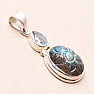 Labradorite cut pendant silver Ag 925 88275