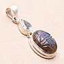 Labradorite cut pendant silver Ag 925 88278