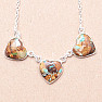 Turquoise matrix Royston necklace silver Ag 925 88973