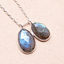 Labradorite necklace silver Ag 925 89618