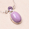 Phosphosiderite necklace silver Ag 925 89677