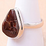 Agate Mexican Fire Ring Silver Ag 925 LOT9