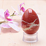 Red jasper egg home decoration