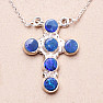 Opal Australian necklace silver Ag 925 92766